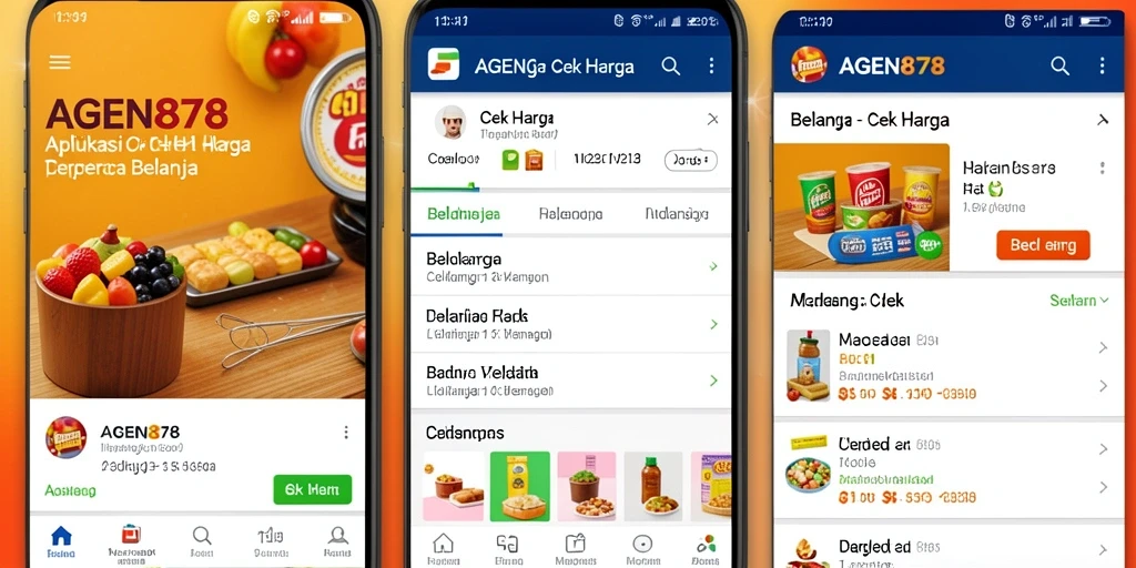 Antarmuka AGEN878 yang intuitif untuk cek harga produk.