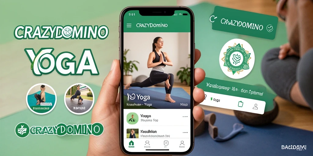 Tampilan antarmuka aplikasi CRAZYDOMINO yang intuitif dan menarik.