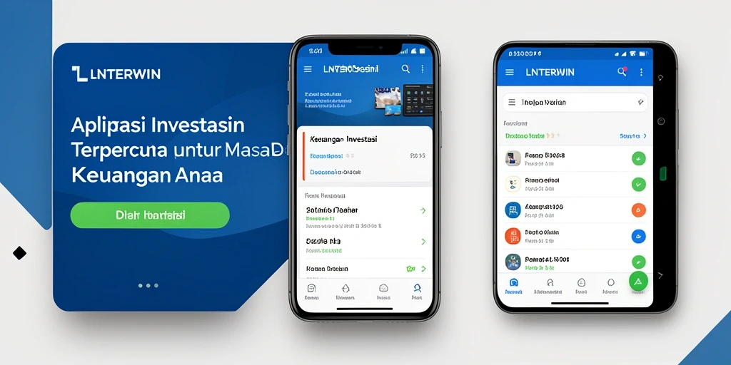 Tampilan antarmuka LNTERWIN yang menarik dan fungsional untuk investasi.