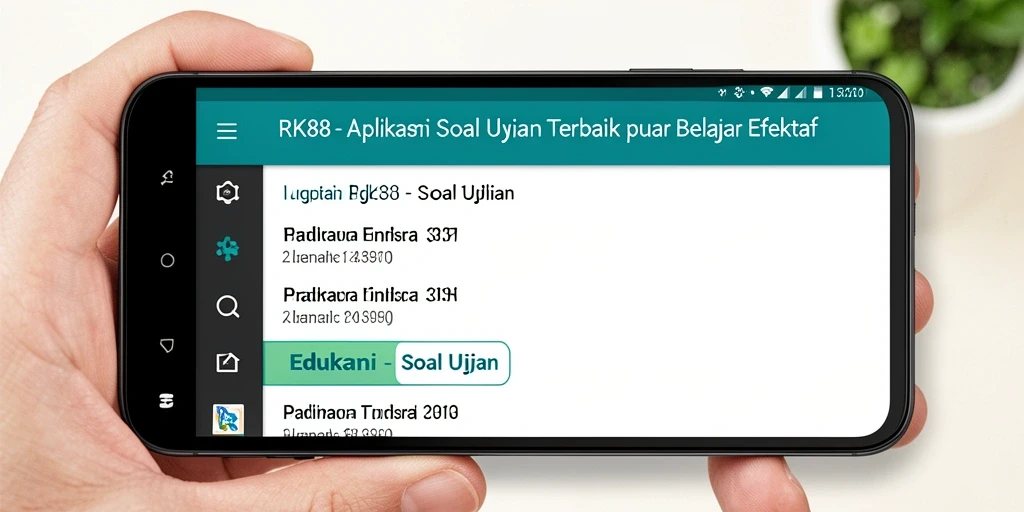 Tampilan antarmuka RK88 yang sederhana dan interaktif.